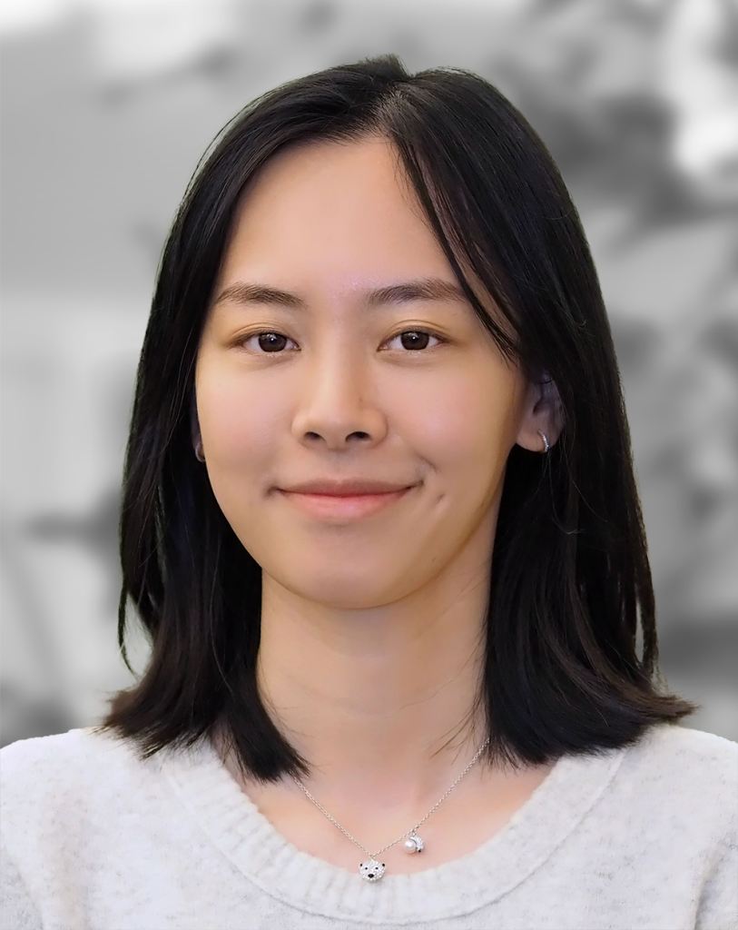 A portrait of Peiling Li, a smiling woman with shoulder-length hair against a blurred background.